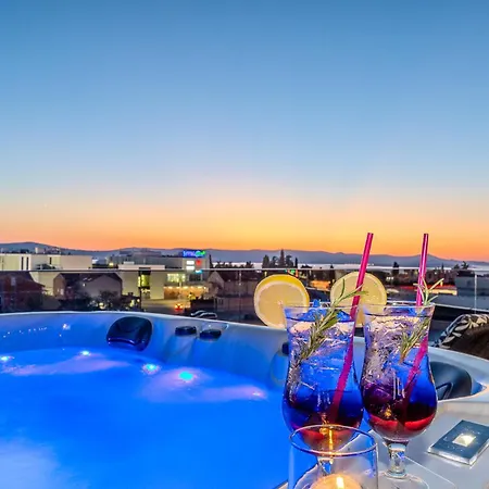 Biograd Sunset Penthouse With Spectactular View And Jacuzzi Apartment Biograd Na Moru Exterior photo