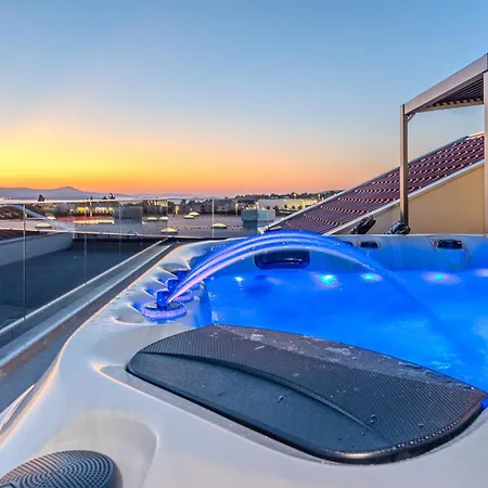 Biograd Sunset Penthouse With Spectactular View And Jacuzzi Apartment Biograd Na Moru Exterior photo