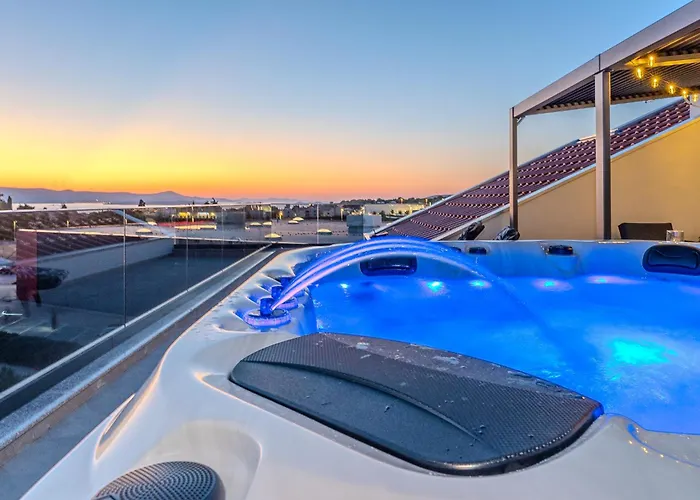 Biograd Sunset Penthouse With Spectactular View And Jacuzzi