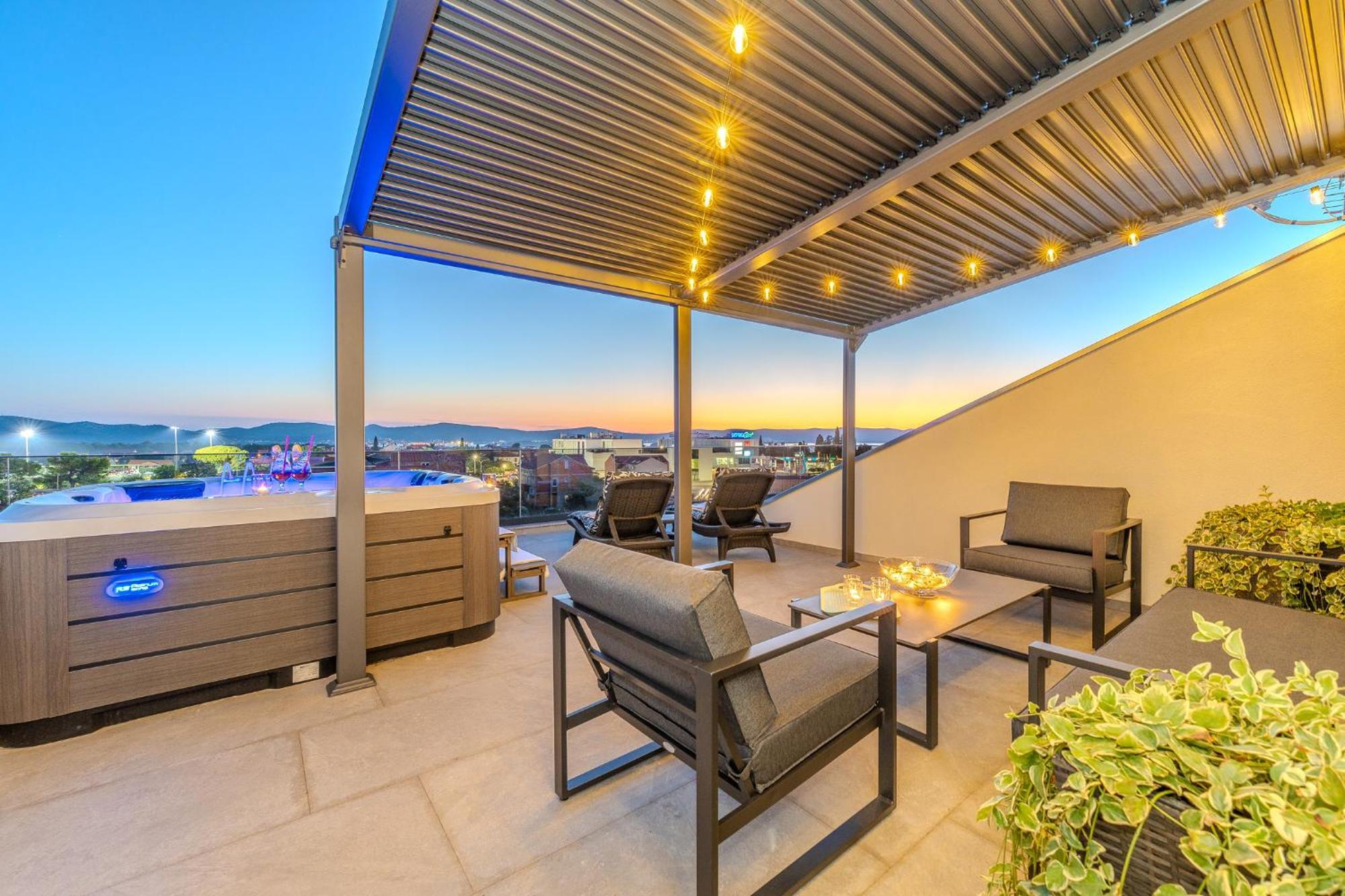 Biograd Sunset Penthouse With Spectactular View And Jacuzzi Apartment